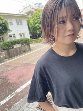 ヘアアンドスペース ベロン(hair&space velon) 外ハネボブ