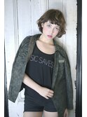 《MANON》ミニマムボブ×ウェーブ
