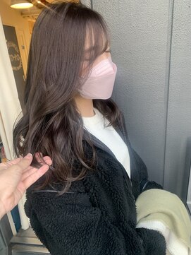 ロロ(ro-ro) 【恵比寿ro-ro】イルミナx前髪xココアブラウンxフリンジウェーブ