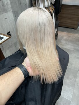 ラフ(LAFF) #黒髪#ボブルフ#ネビージュ#小顔#ワンレン