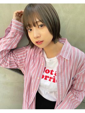 トリッカ 代官山(tricca) 【tricca代官山rin】チャコールグレー/ミニボブ