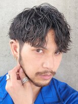 フィフス 原宿(fifth)&nbsp;ツイストスパイラルパーマ刈り上げツーブロック前下りマッシュ