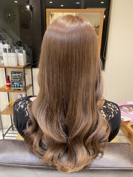 美容室 パルス 静岡鷹匠店(PALS) 髪質改善×ヌーディーベージュ
