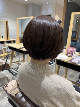 アーサス ヘアー デザイン 鎌ヶ谷駅前店(Ursus hair Design by HEADLIGHT) ショートボブ×髪質改善『川口真緒』Instagram→@mao.kawa