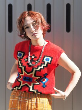 リブロ 三軒茶屋(LIBRO) ストリート系×レイヤーショート