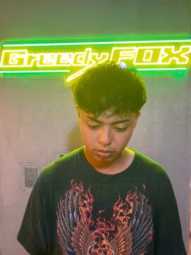 グリーディーフォックス 代々木(Greedy FOX) 波巻き/ハイライト/マッシュパーマ/ウルフ[シェービング]