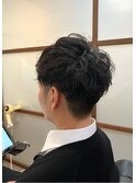 ツーブロックナチュラルパーマ