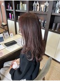顔周りレイヤー レッドカラー