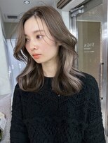 サイン 表参道(SIGN)&nbsp;美髪エアリーロングピンクブラウン切りっぱなしボブ