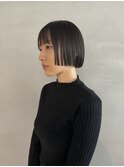 ミニボブ_前上がりボブ_