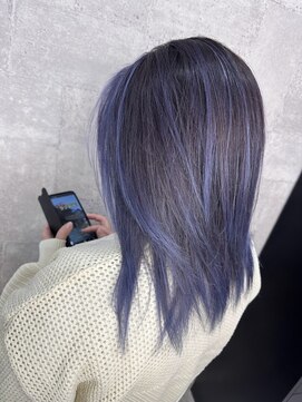 スキル 石岡(SKILL) ハイライト/ニュアンスカラー/ブルーパープルブラック