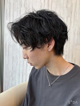 ヴァンカウンシル 松本店(VAN COUNCIL) 韓国ヘア_ナチュラルパーマがかっこいいメンズヘア