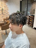 スペックホルダー(Spec Holder)&nbsp;波巻きパーマ×ハイライト　ツイストスパイラルパーマ　メッシュ