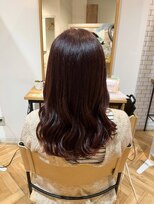 ノエル(noele)&nbsp;ピンクブラウン×ワンレンスタイル