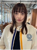 三軒茶屋ベージュオレンジショートボブウルフレイヤー髪質改善