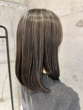 プラスシー(+C) 地毛にハイライトで立体感！福岡ハイライト/福岡地毛ハイライト