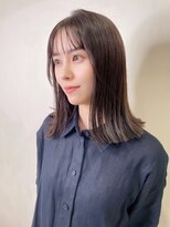 イーストハムヘッドショップ(EAST HAM head shop) ミディアム/ダークブラウン/前髪シースルー