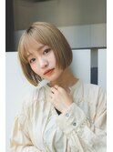 銀座　ボブ　切りっぱなし　内巻き　ワンカール