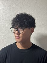 メゾンフォーメン 心斎橋店(Maison for men)&nbsp;ニュアンスシャドーパーマ@midori_maison