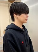メンズカットシースルーマッシュ学割髪質改善ダウンパーマYUKI