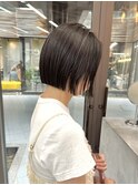 似合わせカット ボブヘア 縮毛矯正 ミニボブ 切りっぱなしボブ