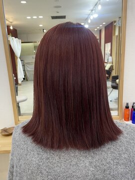 アーチフォーヘアー 梅田店(a-rch for hair) ワインボルドー*ダブルカラー