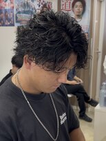 オーシャントーキョー 原宿(OCEAN TOKYO)&nbsp;波巻きパーマメンズツイストスパイラルパーマセンターパート