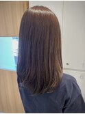 レイヤーセミロング/シフォンベージュ【N°3溝の口】