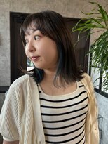 アイビーヘアー(iB HAiR)&nbsp;インナーブルー/外ハネロブ