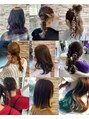 レナークアリア(LENAHC ARIA) ヘアアレンジ、デザインカラーで雰囲気が変わります♪