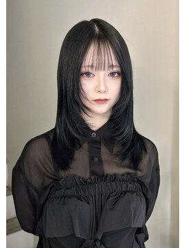 サイ(sai) 前髪/アンブレラカラー/こなれミディ/イメチェン/ウェーブパーマ