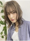 ショートヘア顔周りレイヤーブリーチダブルカラーショートボブ