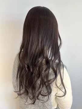 ヘアデザイン アンジェロカフェ(Hair Design Angelo cafe) ラベンダーカラー/ロングスタイル/20代30代40代