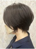前下がり丸みショート