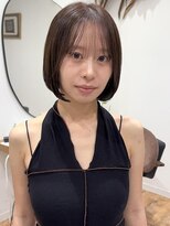 サーカス 町田(circus)&nbsp;オリーブカラー×小顔補正ボブ