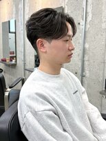 オルカ(ORCA)&nbsp;ニュアンスパーマ　毛流れ　センターパート　新宿　南川聖華