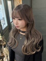 マーシュ(marshu) 色落ち綺麗ハイトーングレージュ【Aki】