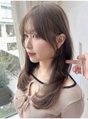 結べるレイヤーカット顔周りカットサイドバングおくれ毛髪質改善