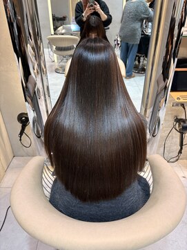 アンフィニー 仙台(ANFINI) 髪質改善ピンクベージュショート仙台レイヤー韓国前髪