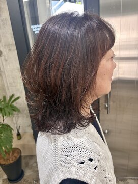 ネス ヘアメゾン アシヤ(ness HAIR MAISON ASHIYA) 大人のふんわりワンカールミディ