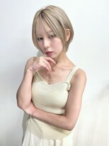 オーロ 千里山店(ORO)&nbsp;20代30代40代50代髪質改善ハイトーンカラー大人ショート
