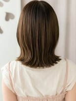 モッズヘア 越谷(mod's hair)&nbsp;オリーブベージュブリーチなし外ハネくびれミディ20代30代X越谷