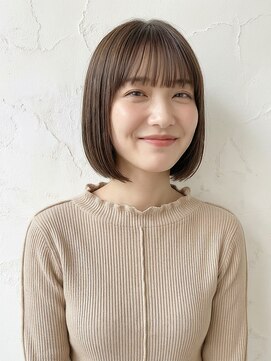 ニコ(nico.) ストレート　ベージュボブ