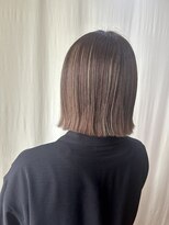 ココカラヘアー ニコ(cococara hair nico) タッセルボブ/ハイライトデザイン/オリーブベージュ