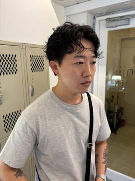 ベンジー 天神店(benji) メンズパーマ/刈り上げなし/大人パーマ