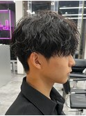 シャドウパーマ/メンズカット/波巻きパーマ/ツイスパ