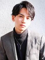 アップバング　クセ毛ショート