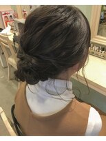 ヘアーアンドスパ エンジェイ(HAIR＆SPA enj) シニヨンスタイル