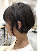 大人綺麗グラデーションショートスタイル