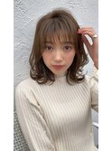 【藤原三知代】小顔レイヤーセミウェットウェーブ
